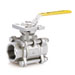 V-Flow Ball Valves ,3 pc,VF-158, 3 Piece Ball Valves, 60°  V-Port, Screwed End , 1000 WOG.